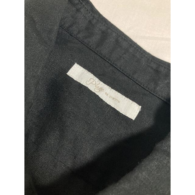 Plage(プラージュ)の新品 plage Linen ノースリーブビッグシャツ レディースのトップス(シャツ/ブラウス(半袖/袖なし))の商品写真