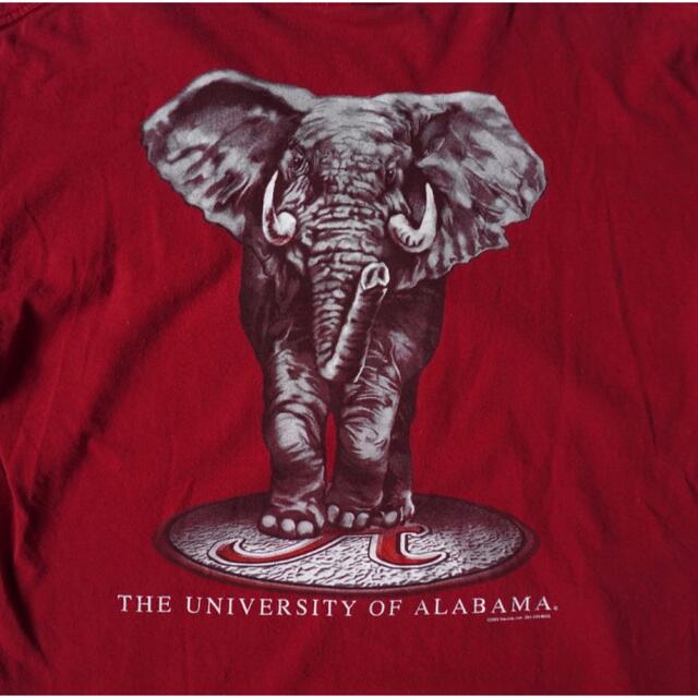 GILDAN(ギルタン)のALABAMA アラバマ大学 NFL tシャツ 2005 レッド メンズのトップス(Tシャツ/カットソー(半袖/袖なし))の商品写真