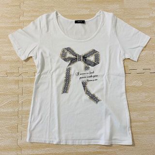 コムサイズム(COMME CA ISM)のCOMME CA ISM コムサイズム Tシャツ リボン(Tシャツ(半袖/袖なし))