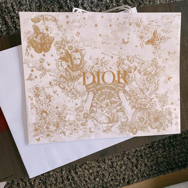 Christian Dior(クリスチャンディオール)のChristian Dior ショッパー3枚セット 特大サイズ レディースのバッグ(ショップ袋)の商品写真
