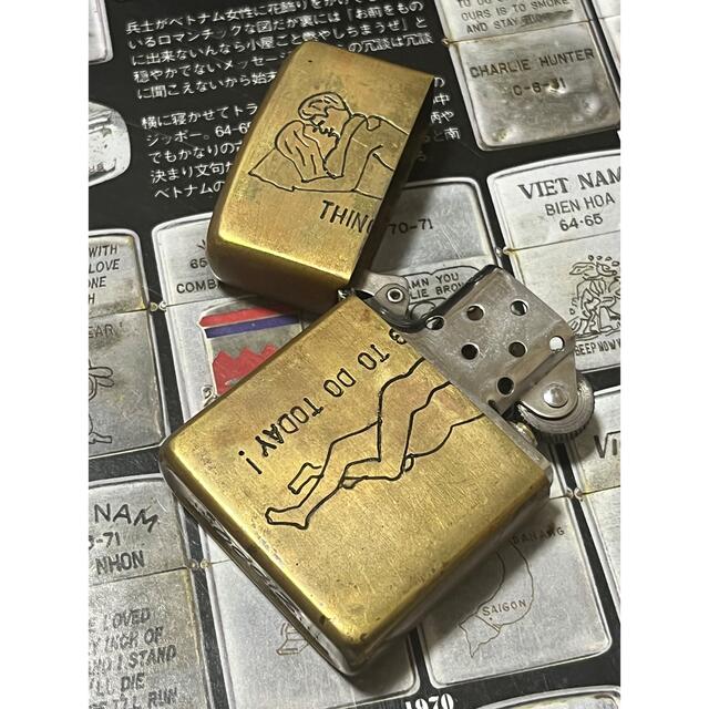 限定品定番】 ZIPPO - 本物 1968年製ベトナムジッポー「ヌード