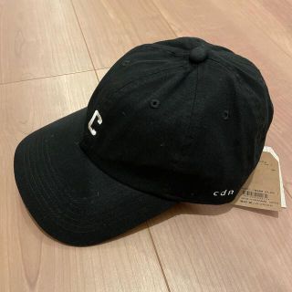 uniさん専用CREDONA CDN刺繍CAP  BLACK(キャップ)