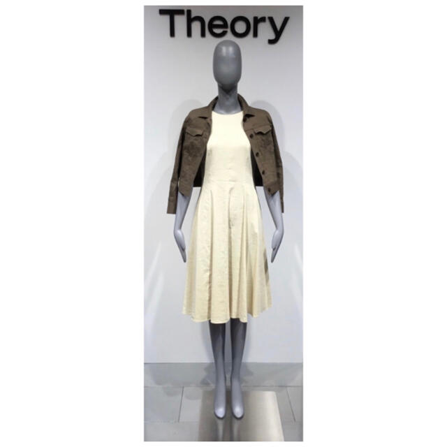 theory(セオリー)のTheory 19ss リネンフレアワンピース レディースのワンピース(ひざ丈ワンピース)の商品写真