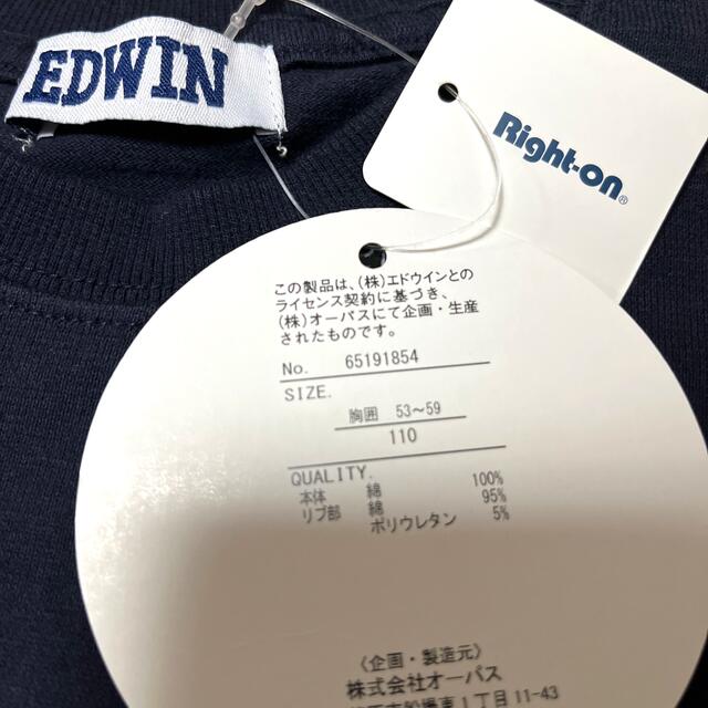 EDWIN(エドウィン)のEDWIN 100 アロハシャツ　Tシャツ　2枚セット キッズ/ベビー/マタニティのキッズ服男の子用(90cm~)(Tシャツ/カットソー)の商品写真