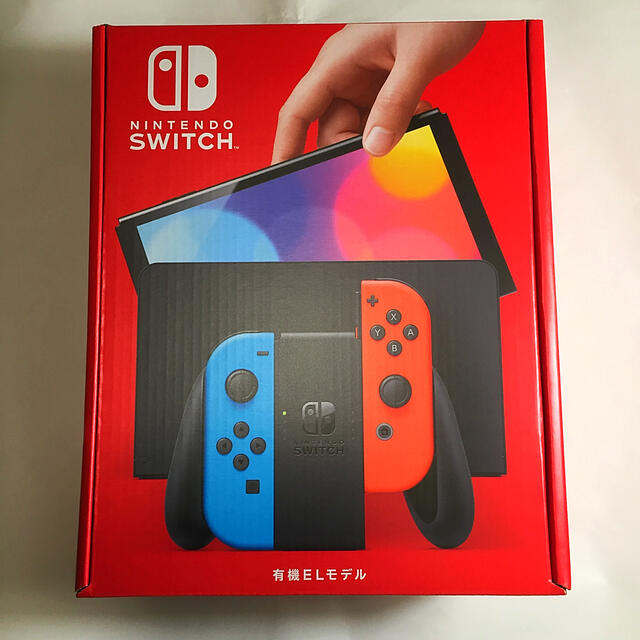 新品未使用 任天堂Switch 有機モデル ネオンブルー/ネオンレッド