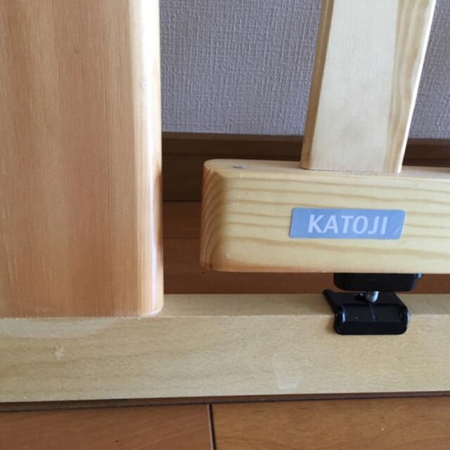 KATOJI(カトージ)の6月15日まで！KATOJI オートバックウッドデッキベビーゲート キッズ/ベビー/マタニティの寝具/家具(ベビーフェンス/ゲート)の商品写真