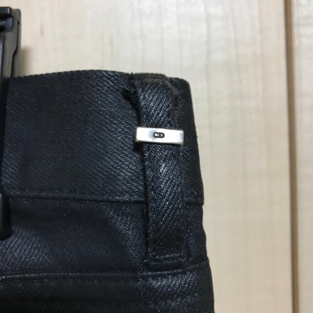 DIOR HOMME - dior デストロイ コーティング デニム パンツの DIOR HOMME - dior デストロイ コーティング デニム パンツの