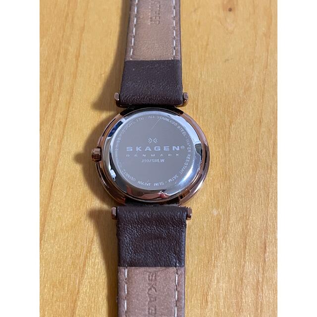 SKAGEN(スカーゲン)のSKAGEN スカーゲン　腕時計　革ベルト レディースのファッション小物(腕時計)の商品写真