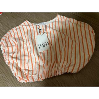 ザラキッズ(ZARA KIDS)の新品タグ付きドルマンバルーンカットソーチュニック(Tシャツ/カットソー)