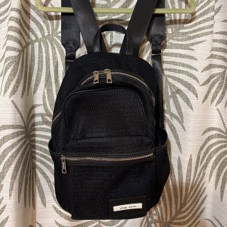 qbag リュック　ルーブル　ブラック(トートバッグ)