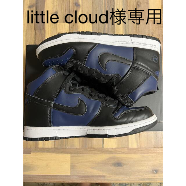フラグメント × ナイキ ダンク ハイ シティパック"ミッドナイトネイビー"
