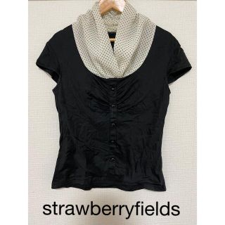 ストロベリーフィールズ(STRAWBERRY-FIELDS)の美品strawberryfieldストロベリーフィールズ トップス カットソー (カットソー(半袖/袖なし))