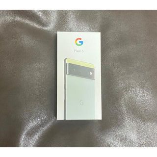 グーグル(Google)のGoogle pixel 6 128GB Sorta Seafoamと黒(スマートフォン本体)