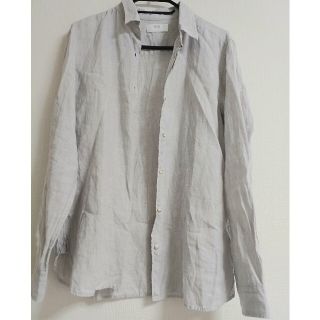 ユニクロ(UNIQLO)の専用　　ユニクロ　リネンシャツ　L　GU　しまむら(シャツ/ブラウス(長袖/七分))