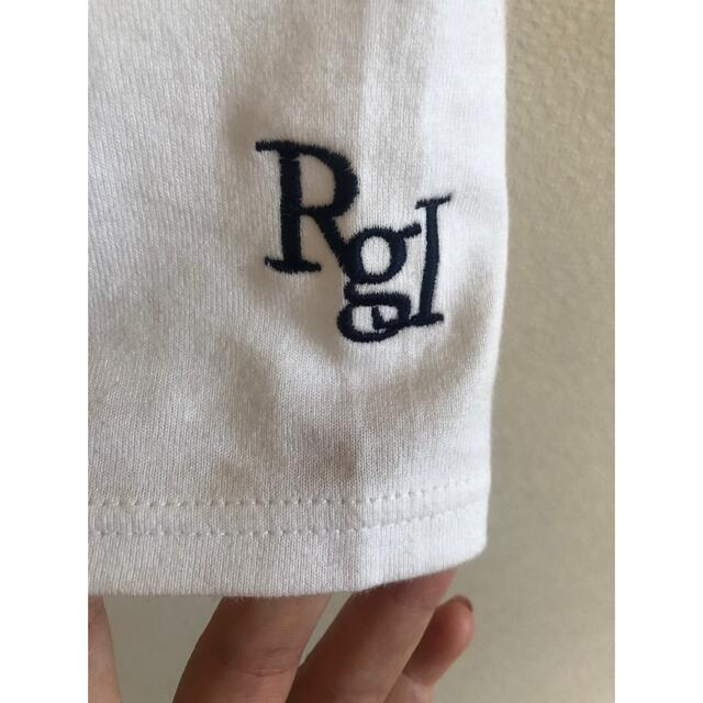 regleam リグリーム　ロゴ刺繍ロンＴ　ホワイト　 レディースのトップス(Tシャツ(長袖/七分))の商品写真