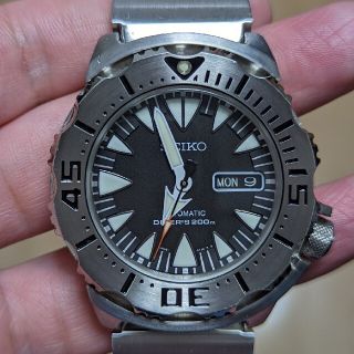 SEIKO ブラックモンスター SRP307KJ1 シャークトゥース