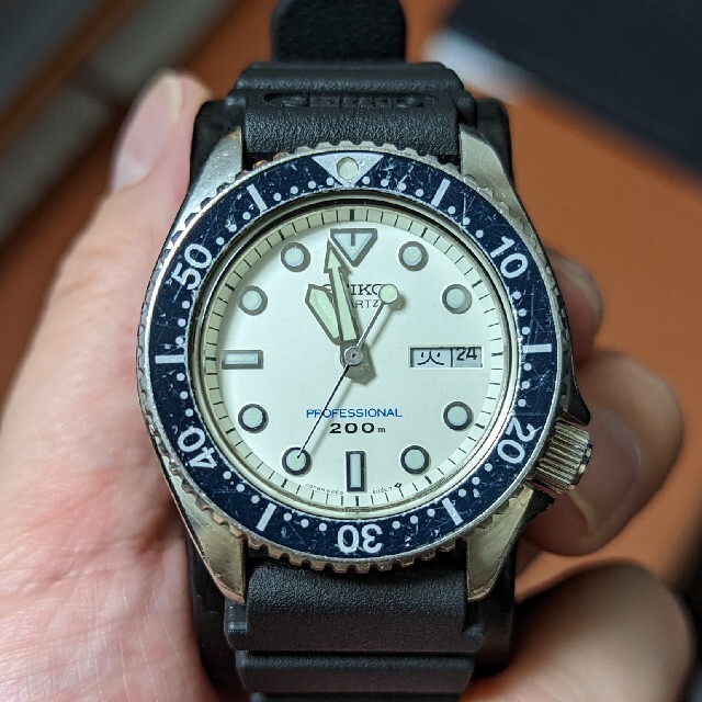 希少 SEIKO セイコー ダイバー クオーツ 6458-600B