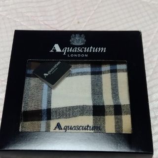 アクアスキュータム(AQUA SCUTUM)のアクアスキュータムタオルハンカチ チェック柄 Aquascutum(ハンカチ/ポケットチーフ)