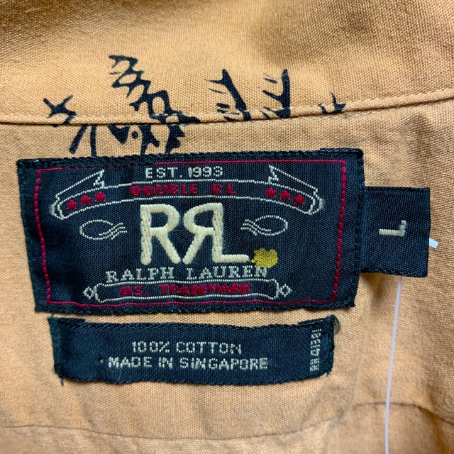 RRL 初期　三つ星　アロハシャツ