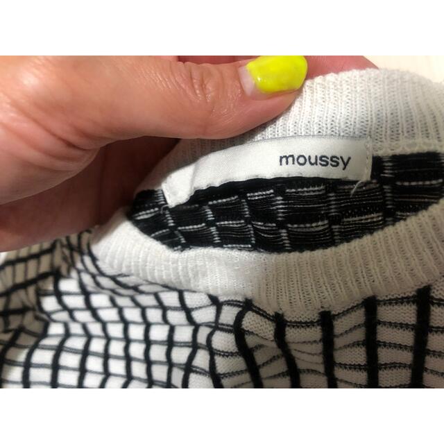 moussy(マウジー)の【moussy】薄手ニットトップス レディースのトップス(ニット/セーター)の商品写真