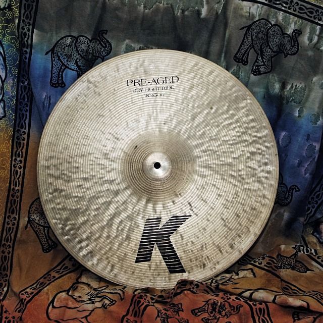 軽量 Kジルジャン Pre Aged Dry Light Ride 18" 美音 楽器のドラム(シンバル)の商品写真