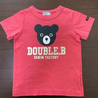 ダブルビー(DOUBLE.B)のダブルB☆半袖Tシャツ（ピンク）(Tシャツ/カットソー)