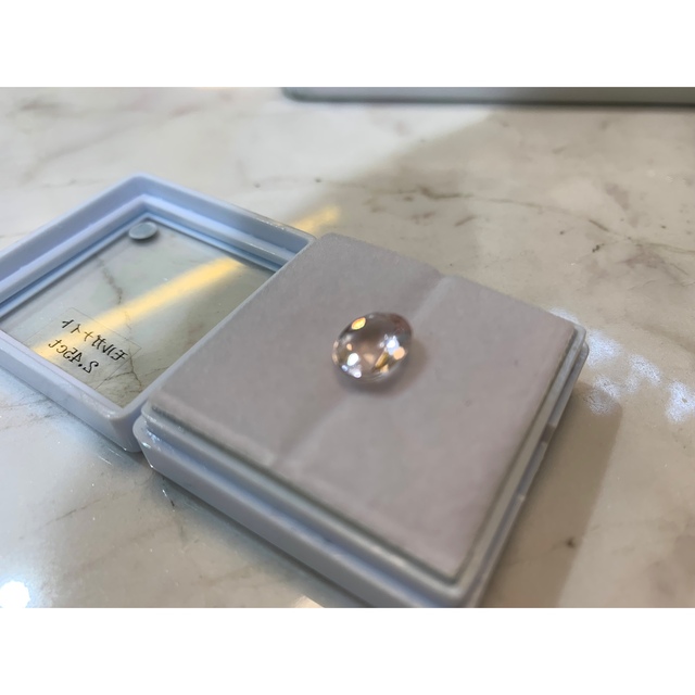 【期間限定価格】モルガナイト指輪　2.45ct 18k 13号　大人可愛い レディースのアクセサリー(リング(指輪))の商品写真