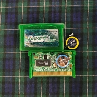 ゲームボーイアドバンス(ゲームボーイアドバンス)のGBA ゲームボーイアドバンス ポケットモンスターエメラルド 電池(携帯用ゲームソフト)