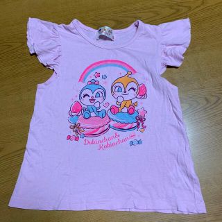 アンパンマン(アンパンマン)のドキンちゃん&コキンちゃんパープル半袖Tシャツ110㎝(Tシャツ/カットソー)