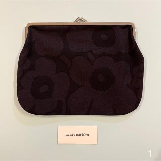 マリメッコ(marimekko)のmarimekko マリメッコ　Mini Unikko 新作がま口ポーチ(ポーチ)