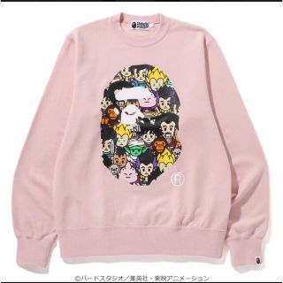 アベイシングエイプ(A BATHING APE)のBAPE X DRAGON BALL Z コラボ　スエット　トレーナー(スウェット)