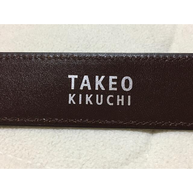 TAKEO KIKUCHI(タケオキクチ)の17新品TAKEO KIKUCHIタケオキクチ本革レザーベルト日本製 メンズのファッション小物(ベルト)の商品写真