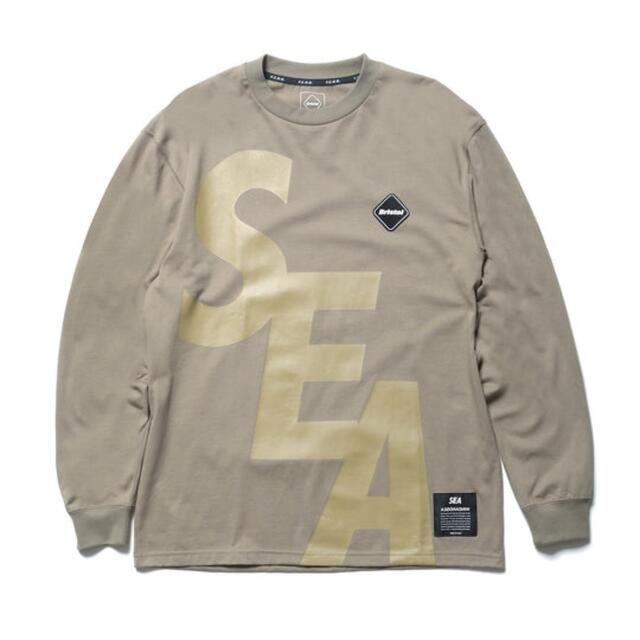 L BRISTOL SEA L/S EMBLEM TEE ベージュ 人気を誇る stockshoes.co