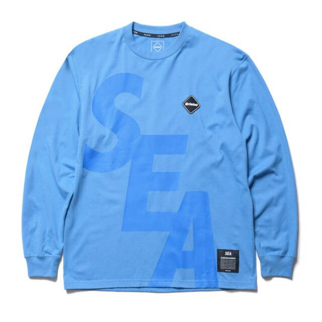 WIND AND SEA(ウィンダンシー)のM BRISTOL SEA L/S EMBLEM TEE ブルー メンズのトップス(Tシャツ/カットソー(七分/長袖))の商品写真