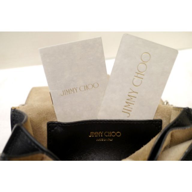 JIMMY CHOO(ジミーチュウ)の美品★JIMMY CHOO ジミーチュウ REBEL レザー ショルダーバッグ★ レディースのバッグ(ショルダーバッグ)の商品写真