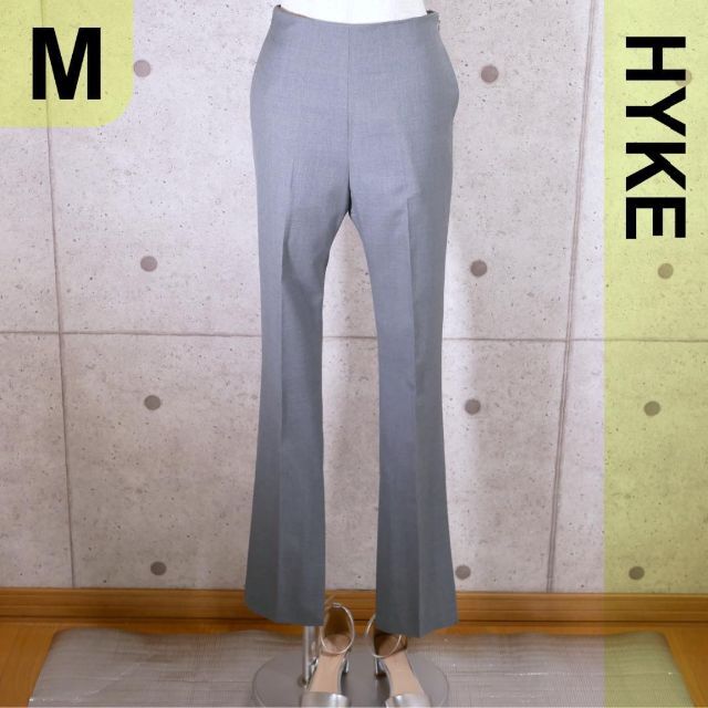 着用数回 美品 】ハイク HYKE ハイウェスト スリット パンツ S~M 【再 ...