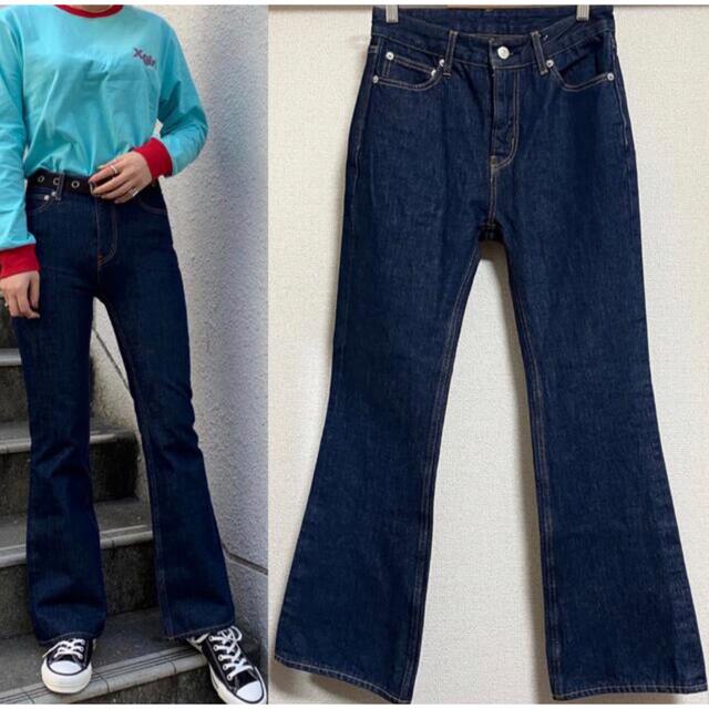 エックスガール HARAJUKU FLARE JEAN フレア デニム パンツ