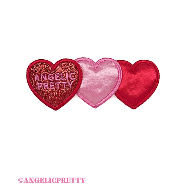 Angelic Pretty♡Trio Heartクリップ