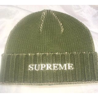 シュプリーム(Supreme)の【綿100%】 Supreme シュプリーム Overprint  ビーニー(ニット帽/ビーニー)