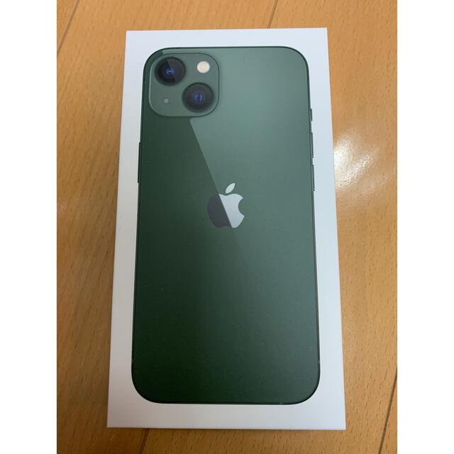 美品　アップル iPhone13 256GB グリーン　　simフリー