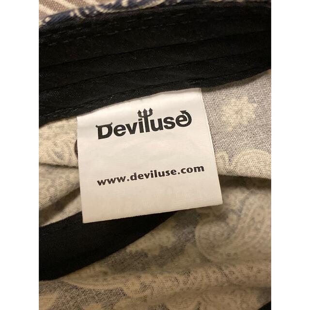 Deviluse(デビルユース)のDeviluse ジェットキャップ　ペイズリー柄 メンズの帽子(キャップ)の商品写真