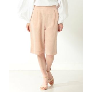 デミルクスビームス(Demi-Luxe BEAMS)の【SMOKEY_PINK】Demi-Luxe BEAMS / レーヨンリネン ハーフパンツ(その他)