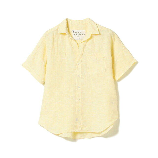 【ギフト】 / 【YELLOW】Frank&Eileen - BEAMS Ray ROSE シャツ Linen Yellow シャツ+ブラウス(長袖+七分)