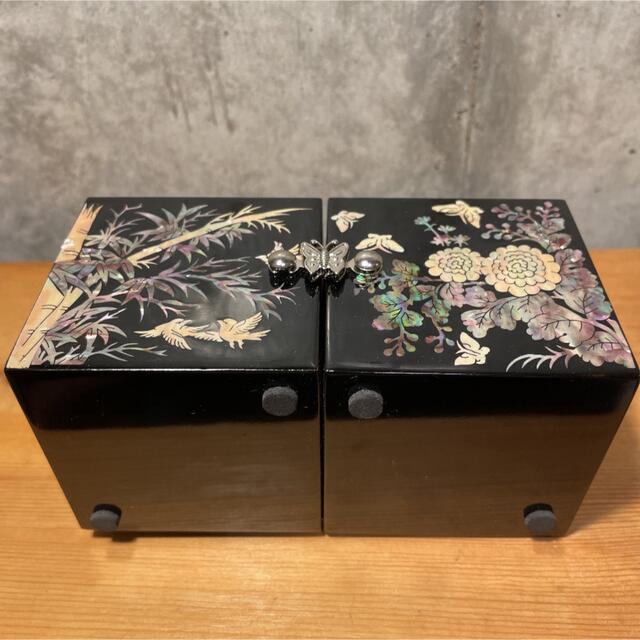 輸入 螺細漆器 韓国伝統工芸品 小物入れ 引き出し式 ecousarecycling.com