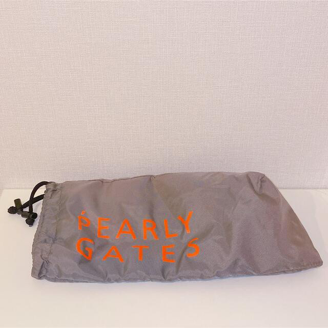 PEARLY GATES(パーリーゲイツ)のパーリーゲイツ シューズケース セパレート 独立 定番 グレー 灰色 オレンジ  スポーツ/アウトドアのゴルフ(バッグ)の商品写真