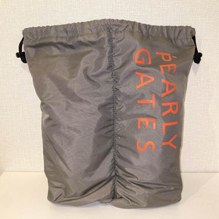 パーリーゲイツ(PEARLY GATES)のパーリーゲイツ シューズケース セパレート 独立 定番 グレー 灰色 オレンジ (バッグ)