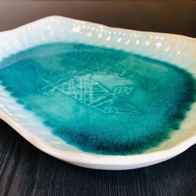 KANSAI fine china 台形盛り皿　進化した陶器　新品未使用