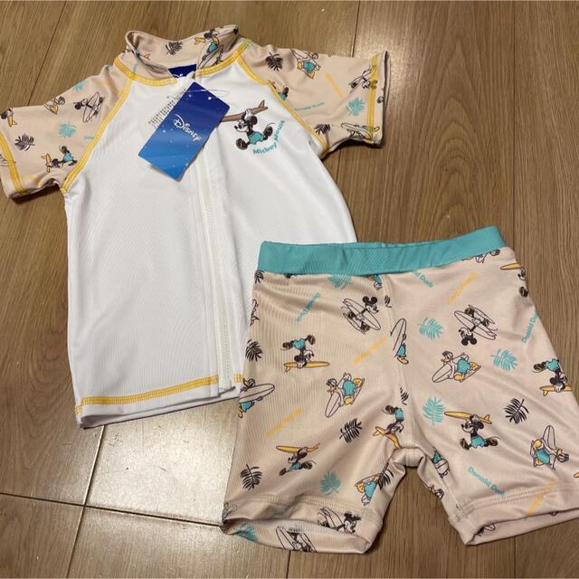 Disney(ディズニー)のDisney ミッキー　水着 上下セット　90 キッズ/ベビー/マタニティのキッズ服男の子用(90cm~)(水着)の商品写真