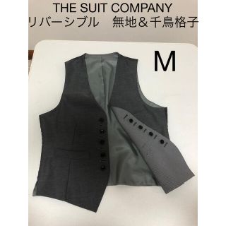 THE SUIT COMPANY メンズ ベスト ジレ リバーシブル M(ベスト)