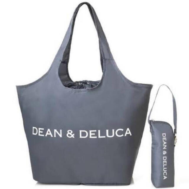 DEAN & DELUCA(ディーンアンドデルーカ)のDEAN & DELUCA レジかご買物バッグ＋ストラップ付き保冷ボトルケース レディースのバッグ(エコバッグ)の商品写真